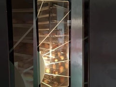 Печь электрического газа печи выпечки хлеба 32 подносов роторная для печь производства продуктов питания