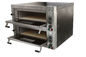 Multifunctional Commercial Pizza Oven 2 Decks Mechanical Timer Control