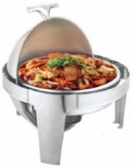 6.0L Round Roll Top Chafer With Show Sliver Color для кулинарных буфетов