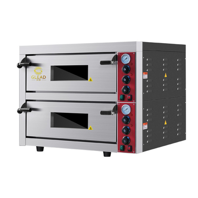 Коммерческая печь для выпечки пиццы с мощностью 9 кВт 3N-380V/220-240V напряжение 115 кг вес.
