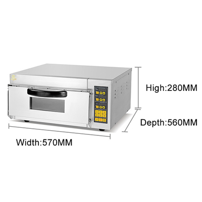 220-240V/50Hz-60Hz Напряжение 3kw Коммерческое оборудование для выпечки с температурным диапазоном 50-350C