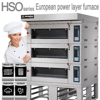 Профессиональная электрическая пекарня пиццерия духовка 380V 50HZ хлебопекарное оборудование