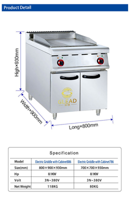 Кухонное оборудование быстрого питания из нержавеющей стали 800×900×850 70 для коммерческой кухни