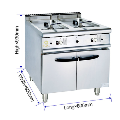 174 кг Ресторанное кулинарное оборудование 800×900×850 70 с газовым соединением R13/4