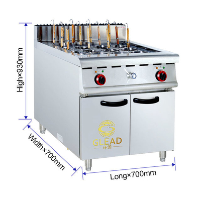 800×900×850 70 Нержавеющая сталь оборудование для кухни быстрого питания для производства больших объемов