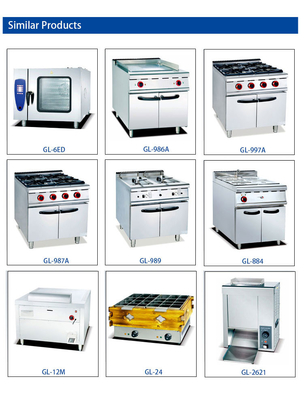 Газовые соединения R13/4 103Kg Коммерческое кухонное оборудование для больших ресторанов