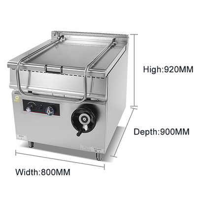 800×900×850 70 Газовое коммерческое кухонное оборудование для приготовления пищи высокой мощности