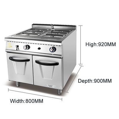 800×900×850 70 Потребление газа Ресторанное кулинарное оборудование для приготовления пищи в больших объемах