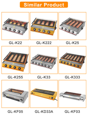 Газовая гриль с шкафом из нержавеющей стали GL RH 1,2 кг/ч СПГ/НГ Ресторанное кулинарное оборудование