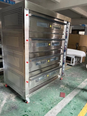 16 подносов Мощность Пекарная печь на газовой установке 220V50HZ мощность 0,3КВт