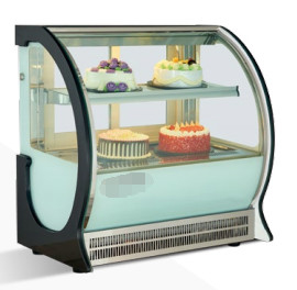 220В/50Гц Изолированное стекло Фронтальная витрина MINI Cake