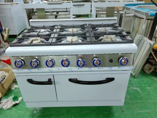 Газовая установка GH-987A с газовой печью на 4 горелки для тяжелой кухни ресторана