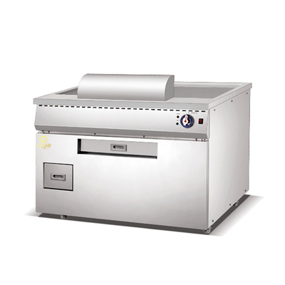 Газовое оборудование для приготовления пищи Teppanyaki 10kw LPG 2800Pa Тяжелый японский гриль