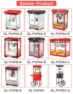 16.5 кг компактное кухонное оборудование мощностью 1,5 кВт с напряжением 220-240 В для легкого приготовления попкорна