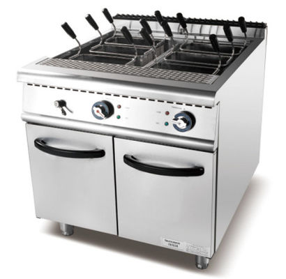 Кухонное оборудование на 100 кг с механической панелью управления и серебряной отделкой