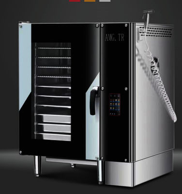 Комби-паровая печь из нержавеющей стали с точным контролем температуры для обжарки и парообработки