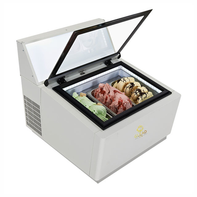 Smart Gelato Ice Cream Showcase 200W Оборудование для охлаждения отмораживания с обратным циклом