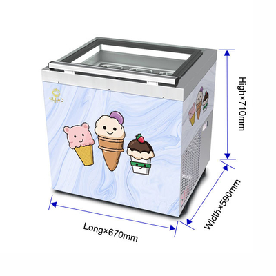 Smart Gelato Ice Cream Showcase 200W Оборудование для охлаждения отмораживания с обратным циклом