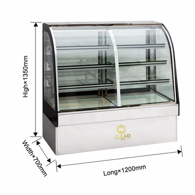 Промышленное холодильное оборудование воздухоохлаждение 415L 2200W 220-240V 2N ~ 50HZ шкаф
