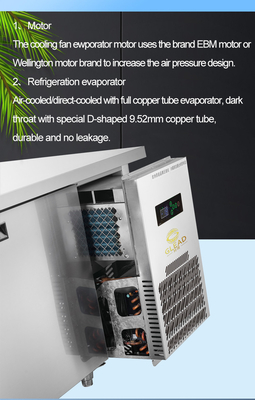 Промышленный охлаждающий блок Ss304 150L вместимостью от 5°C до -0°C