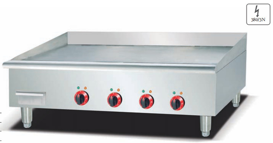220-240V 50Hz Серебряный электрический гриль с диапазоном температуры от 0°C до 100°C