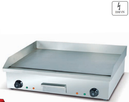 220-240V 50Hz Серебряный электрический гриль с диапазоном температуры от 0°C до 100°C