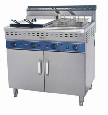 Электрический фритюр из нержавеющей стали 220-240В 0-300°C Температура для приготовления пищи в ресторане