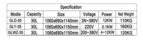 30L LGP/NG Газовый двойной механический панель Утка печь 4-12 Kw Мощность 0,48 кг/ч Потребление газа