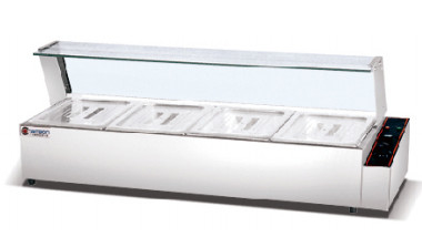 220-240V/50-60HZ Напряжение Коммерческое кулинарное оборудование с двумя резервуарами Электрический Bain Marie