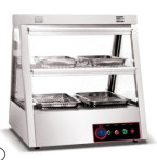 Ресторан 800*480*635 мм Аксессуары 1.8KW Тепловая витрина