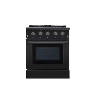 36 Inch Stainless Steel Convection Oven Electric & Gas Combo Range for Home & RV Use